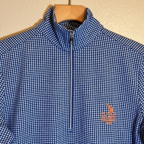 Rlx Ralph Lauren Checkered 2015 US Open Chambers Bay Shirt - Picture 2 of 9